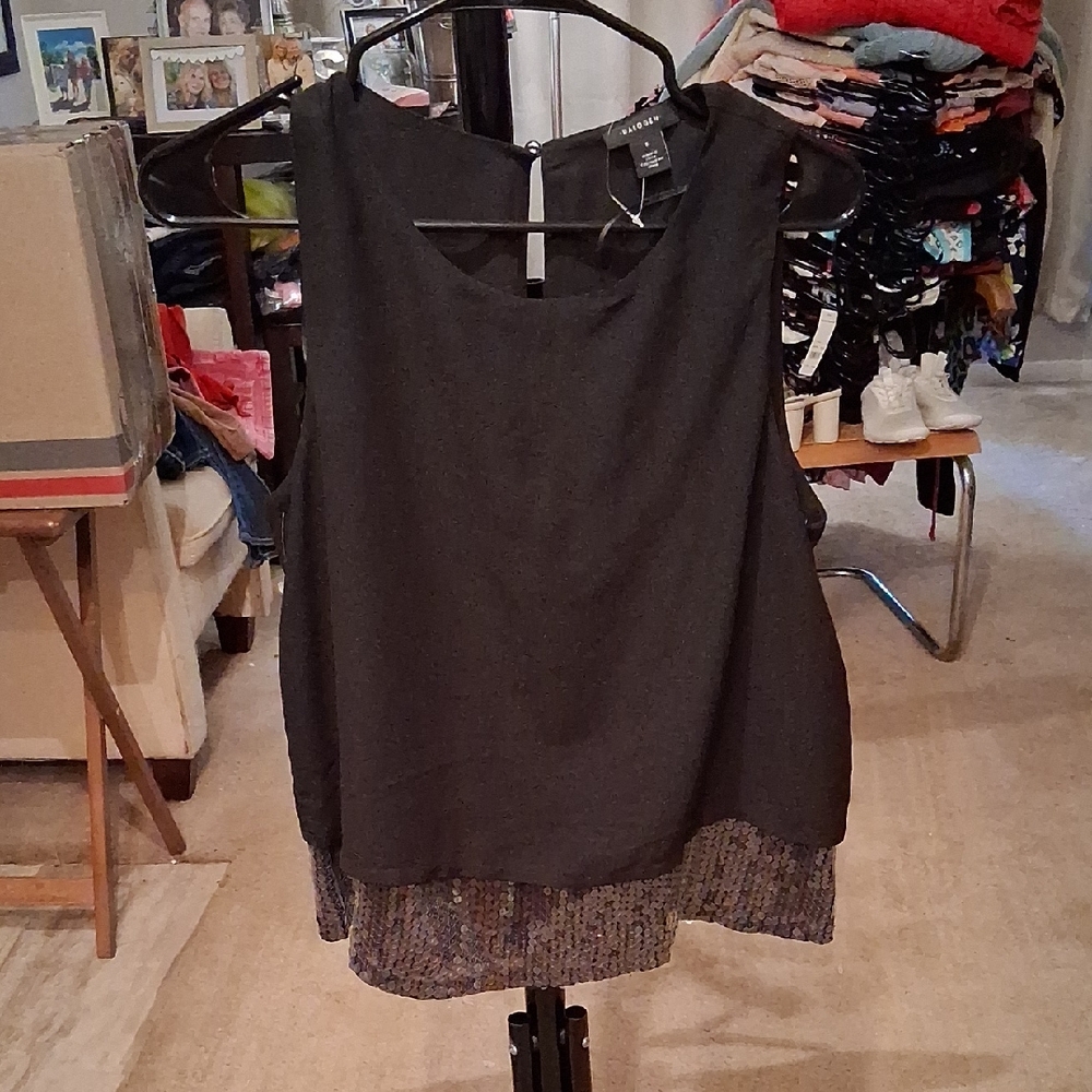 Halogen Charcoal and Heather Tank Top